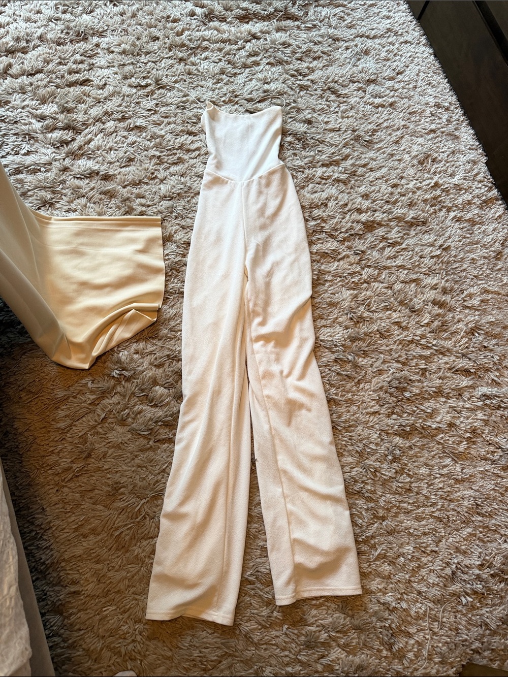 Tiger Mist White Jumpsuit